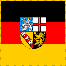 [Car Flag for the Ministers 1956-2001 (Saar, Germany)]